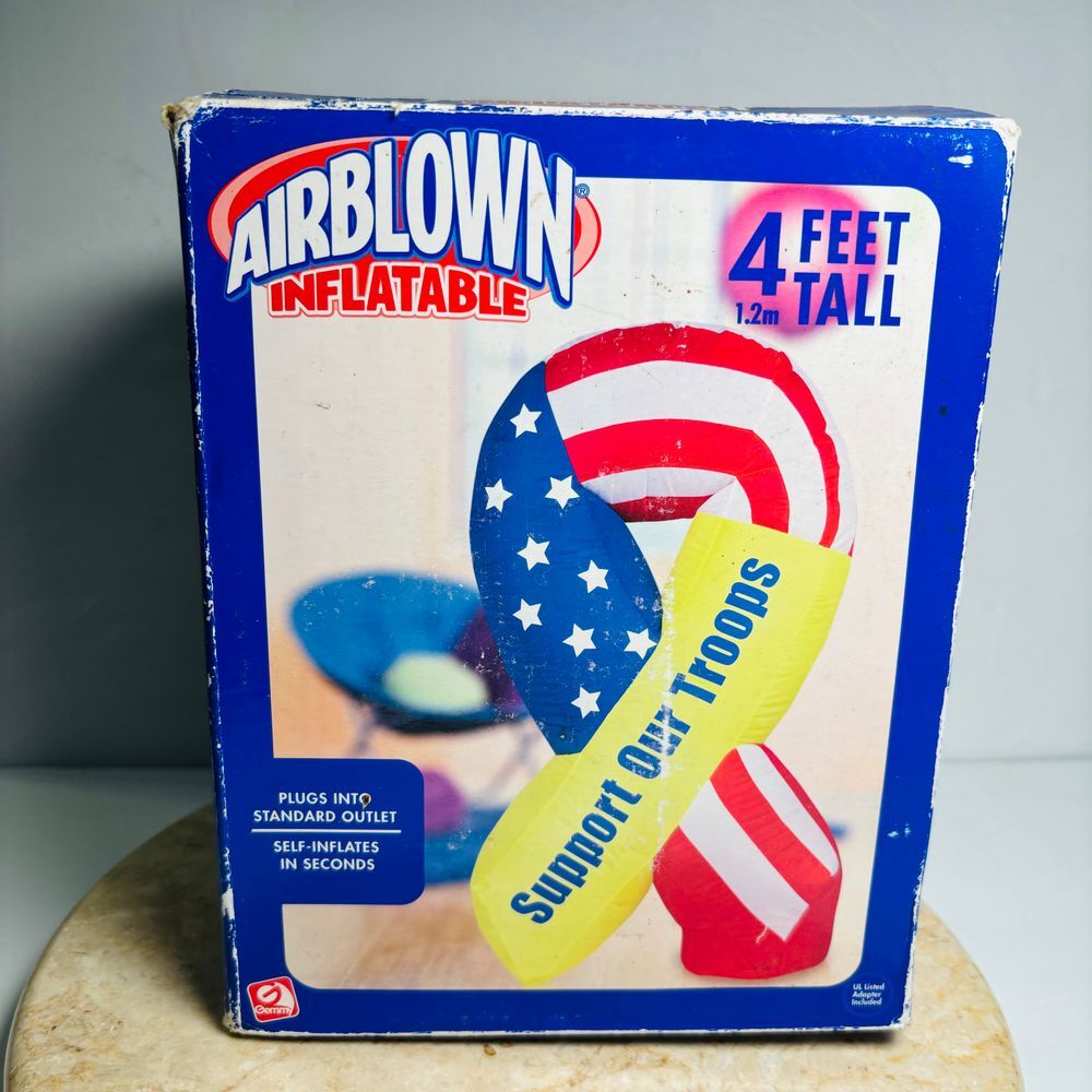BRAND NEW GEMMY Support Our Troops 4FT Airblown Inflatable Plug In‎ Indoor Use